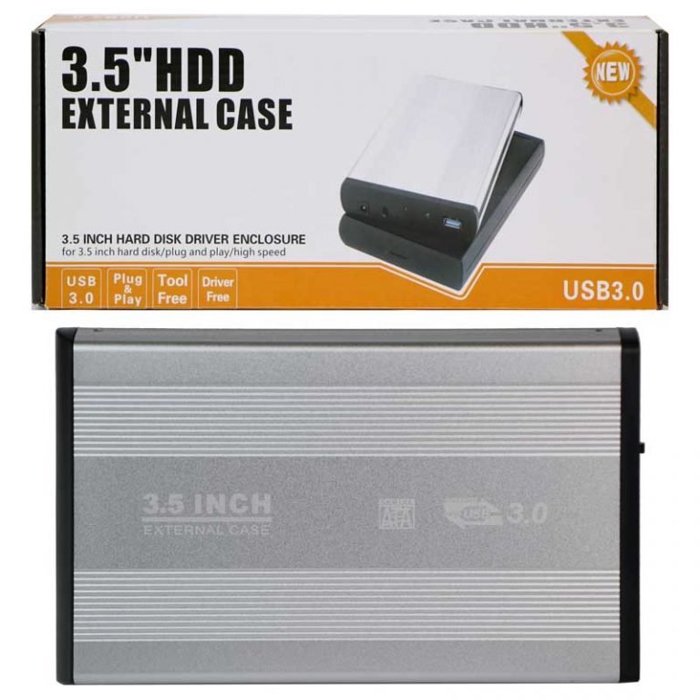 باکس هارد USB3.0 3.5 inch+آداپتور