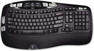 Logitech K350 wireless keyboard