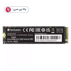 اس اس دی اینترنال M.2 ورباتیم مدل VERBATIM VI3000 NVMe GEN3 ۱TB